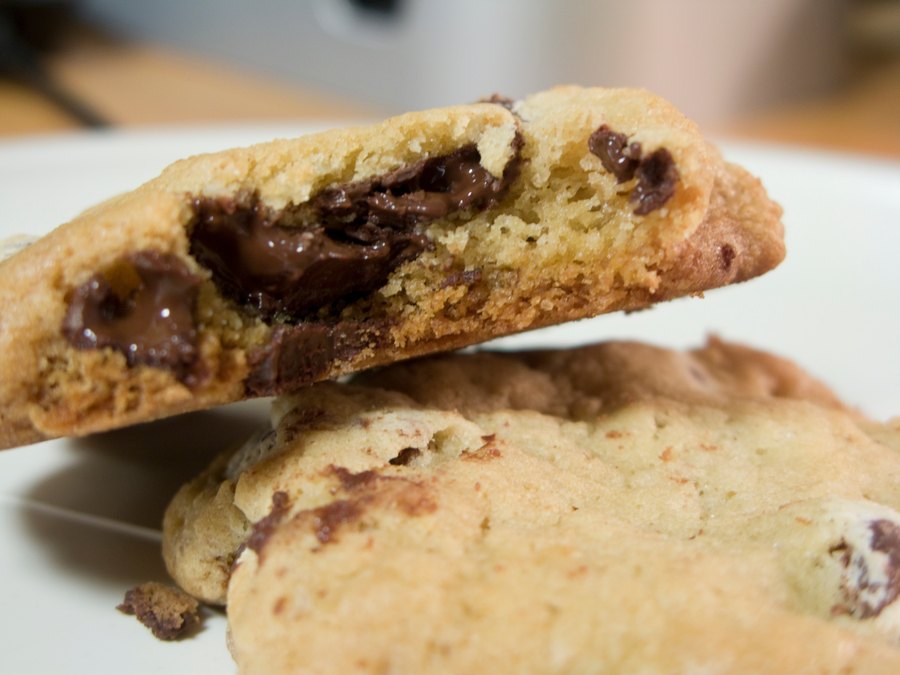 Chewy chocolate chip cookies.